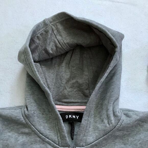 DKNY NWOT Full Zip Hoodie Girls 10 - Picture 9 of 11